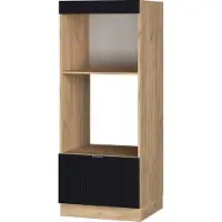 Vicco Fame-Line Magnetronkast – 60 cm open Zwart gestreept