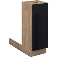 Vicco Fame-Line Keukeneiland – 30 cm zonder werkblad Zwart gestreept