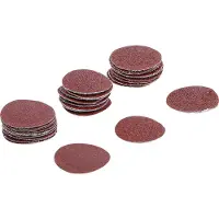 Bgs - 30 x - Rond schuurpapier - voor exentrische ronde schuurmachine - Ø 30 mm | K 60 - 80 - 120 | 30 stuks - BGS70193
