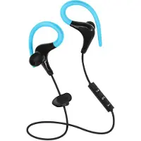 Avizar , Bluetooth-sportkoptelefoon met afstandsbediening en microfoon, blauw