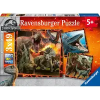 Ravensburger Jurrassic World - Fallen Kingdom 3x49st