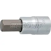 Unior Hex Socket 1/2´´ Zilver 17 mm