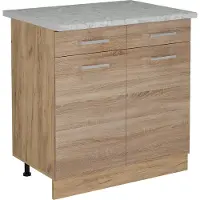 Vicco Keukenonderkast R-Line Sonoma 80 cm WB Marmer, Model 53321