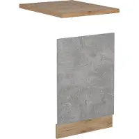 Vicco R-Line Voorpaneel vaatwasser – 45 cm, WB Eik Beton