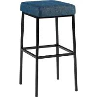 CLP Barkruk Montreal: Beklede zitting en frame met voetsteun | Kleur: donkergrijs. Frame: zwart