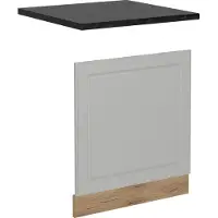 Vicco R-Line Voorpaneel vaatwasser – 60 cm, WB Antraciet Wit Landhuis