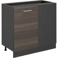 Vicco R-Line Hoekkast – 86 cm zonder werkblad Edel grijs