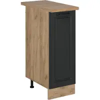 Vicco R-Line Apotheekkast – 30 cm, WB Eik Antraciet landhuis
