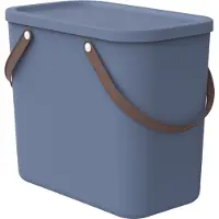 Rotho ALBULA, opbergbox, blauw, rechthoekig, kunststof, effen kleur, voor binnengebruik