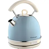 Ariete Vintage waterkoker, rond, 1,7 liter, groen - Vermogen: 2000 W