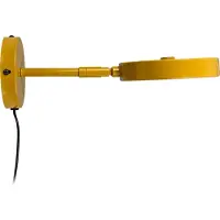 Dyberg Larsen Wandlampe , Starlight, dimbare, Geel, Woonkamer, Metaal, Designer