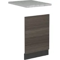 Vicco R-Line Voorpaneel vaatwasser – 45 cm, WB Marmer Edel grijs