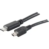 Shiverpeaks BASIC-S USB 2.0 kabel, type C-connector aan één kant, type B-connector aan de andere kant