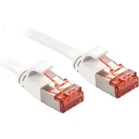 Lindy Cat.6 U/FTP platte patchkabel. Wit. 2,00 meter