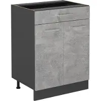Vicco R-Line Keukenonderkast – 60 cm met lade, zonder werkblad Beton