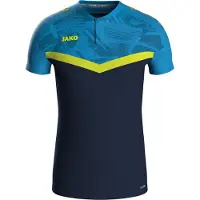 Jako Functioneel shirt blauw / navy / limoen