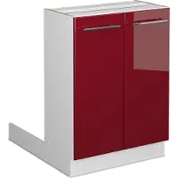 Vicco Fame-Line Keukeneiland – 60 cm zonder werkblad Bordeauxrode hoogglans