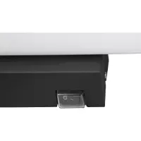 TRIO Wandlamp Mattimo, zwart, Badkamer, metaal, Modern, Wandlamp