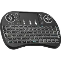 Lipa Mini draadloos toetsenbord Black met Airmouse