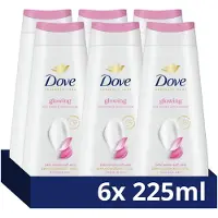 Dove Advanced Care Glowing verzorgende douchegel - 6 x 225 ml
