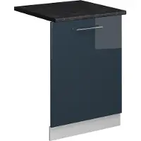 Vicco Fame-Line Vaatwasserfrontpaneel – 60 cm, WB Antraciet Donkerblauw hoogglans