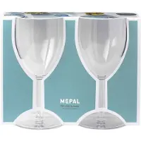 Mepal Wijnglas 300 ml set van 2 stuks - campingservies - Campingglas