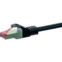 Dsit CAT6 S/FTP (PIMF) patchkabel - 1,50 meter zwart - netwerkkabel - internetkabel - UTP kabel - RJ45 - 1000 mbit/s