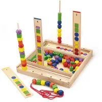 Viga Toys - Kralenspel - Kleur & Vorm Volgorde