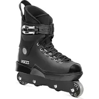 Roces M12 UFS Stunt Skates Zwart – Volwassenen – UFS Frame & High-Impact Shell – Maat 44