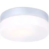 Globo Lighting Design Plafonniere Vranos Zilvergrijs Voor Buiten Ø 18 5cm