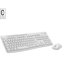 Logitech MK295 Silent Draadloze Toetsenbord en Muis Wit QWERTY