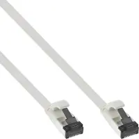 InLine U/FTP CAT8.1 40 Gigabit platte netwerkkabel met TPE mantel / wit - LSZH - 3 meter