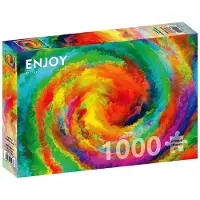 Enjoy Colorful Gradient Swirl Puzzel (1000 stukjes)