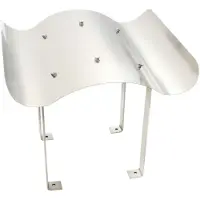 vidaXL Schoorsteenkap roestvrij staal 50 x 50 x 37 cm