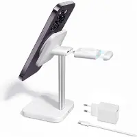 ESR HALOLOCK 3IN1 Watch MAGNETIC MAGSAFE WIRELESS CHARGER WHITE