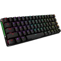 Asus ROG Falchion, bekabeld en draadloos, draadloze RF + USB-verbinding, mechanische schakelaar, AZERTY-lay-out, RGB LED-verlichting, zwart