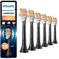 Philips Premium All-in-One - Opzetborstels - 6 stuks - Zwart - HX9096/88