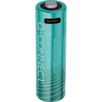 Q-CONNECT USB-C herlaadbare batterijen AA, blister van 4 stuks
