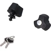 SW-Motech Anti-diefstal bescherming voor EVO carrier - QUICK-LOCK functie. 2 bijpassende sloten, 2 sleutels.
