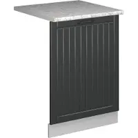 Vicco Fame-Line Vaatwasserfrontpaneel – 60 cm, WB Marmer Antraciet landhuis