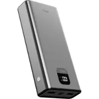 Forever APB-100 Powerbank 20000 mAh Quick Charge, USB PD LiPo USB-C, USB-A Grijs Statusweergave