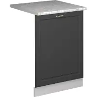 Vicco Fame-Line Vaatwasserfrontpaneel – 60 cm, WB Marmer Anthrazit-Gold Landhaus