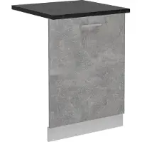 Vicco R-Line Vaatwasser deksel – 60 cm, WB Antraciet Beton
