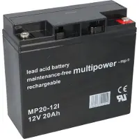 Multipower MP20-12 - Loodaccu - 12.0V 20.0Ah - 6Kg - 181mm x 167mm x 76mm