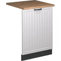 Vicco Fame-Line Vaatwasserfrontpaneel – 60 cm, WB Eik Wit Landhuis