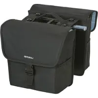 Basil Go-Double Bag Fietstas - 32 - Zwart