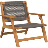 vidaXL Tuinmeubelen 2 pcs Grijs 67 x 78 x 73 cm Massief Acacia Hout