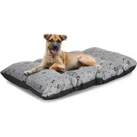 AIO Factory Hondenbedkussen 100x70 cm waterdicht botten zwart