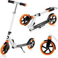 Lionelo Luca Step - Opvouwbare Scooter tot 100 kg - ABEC-7 Lagers - 200 mm Wielen - ShockResist Demping - 3 Hoogte-instellingen - Antislip Platform - Tieners & Volwassenen