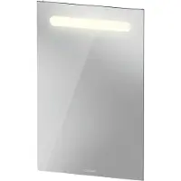 Duravit Spiegel no.1 met horizontale led verlichting 45x3.5x70 cm mat wit